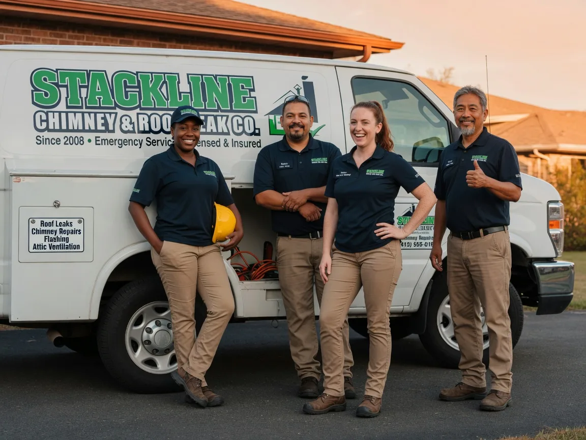 Chimney flashing repair company in Terral, OK